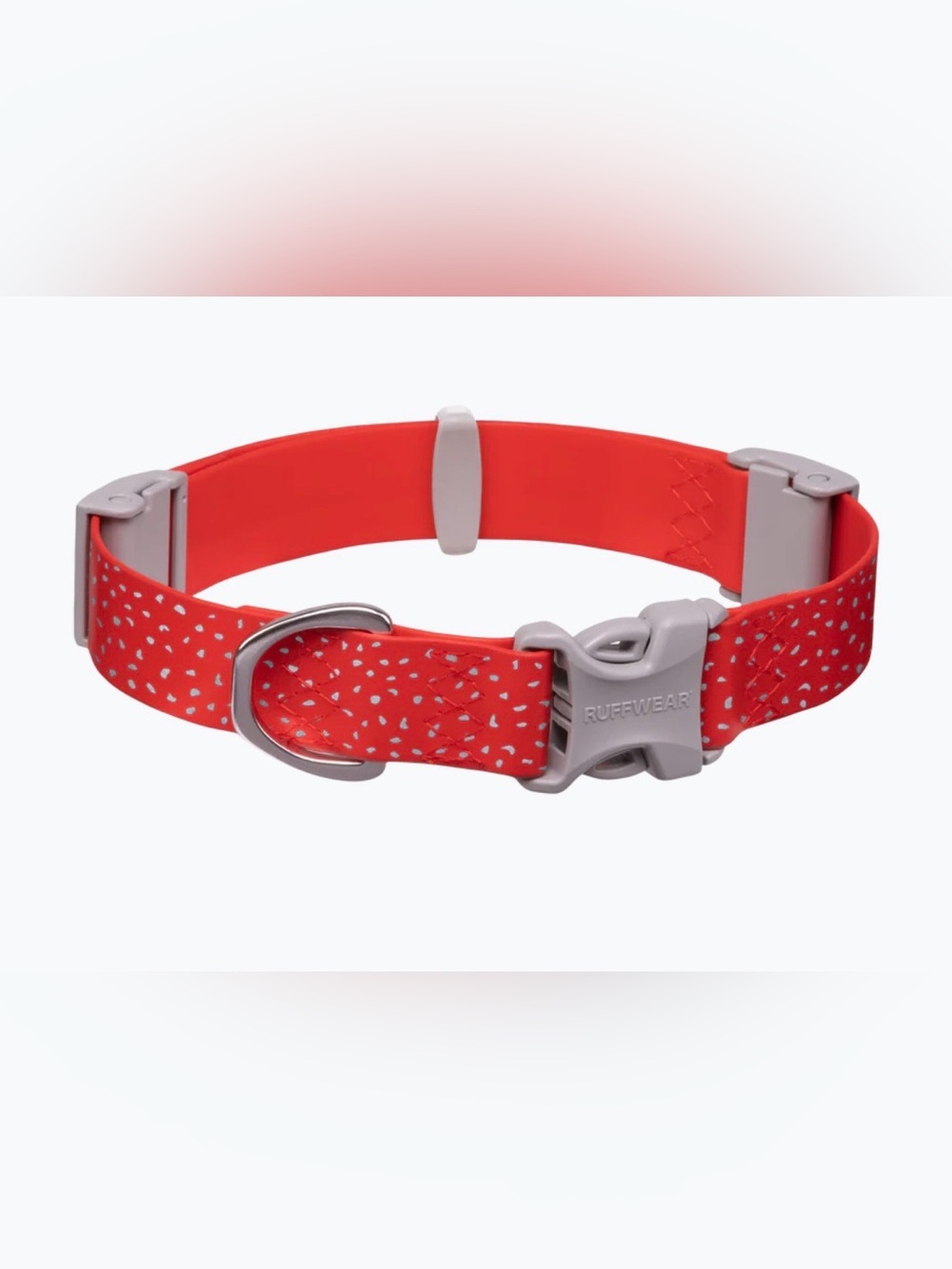 Ruffwear Confluence Waterproof Dog Collar Red Sumac